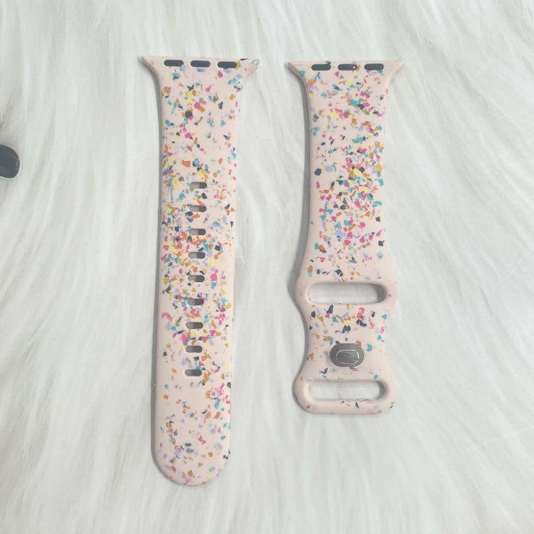 Sejt Silikone Universal Rem passer til Apple Smartwatch - Pink#serie_2