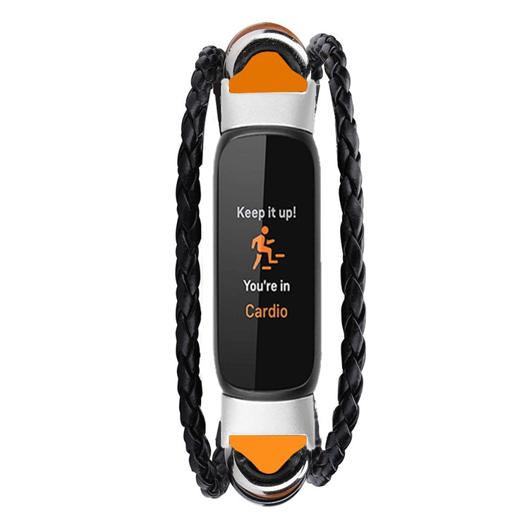 Fitbit Luxe Beaded Watch Band DIY Style Replacement Strap - Brown#serie_2