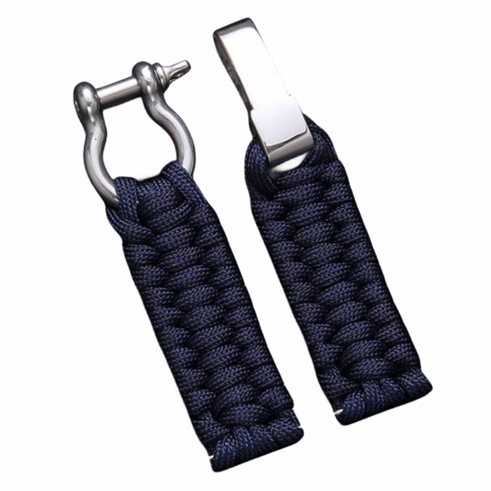 Huawei Watch GT4 46mm / Samsung Galaxy Watch3 45mm Watch Strap 22mm Braided Rope Wrist Band - Midnight Blue#serie_10