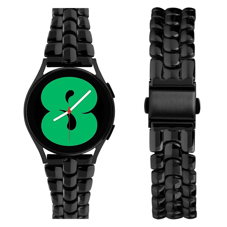 Glimrende Metal Rem passer til Garmin Vivomove 3 - Sort#serie_1