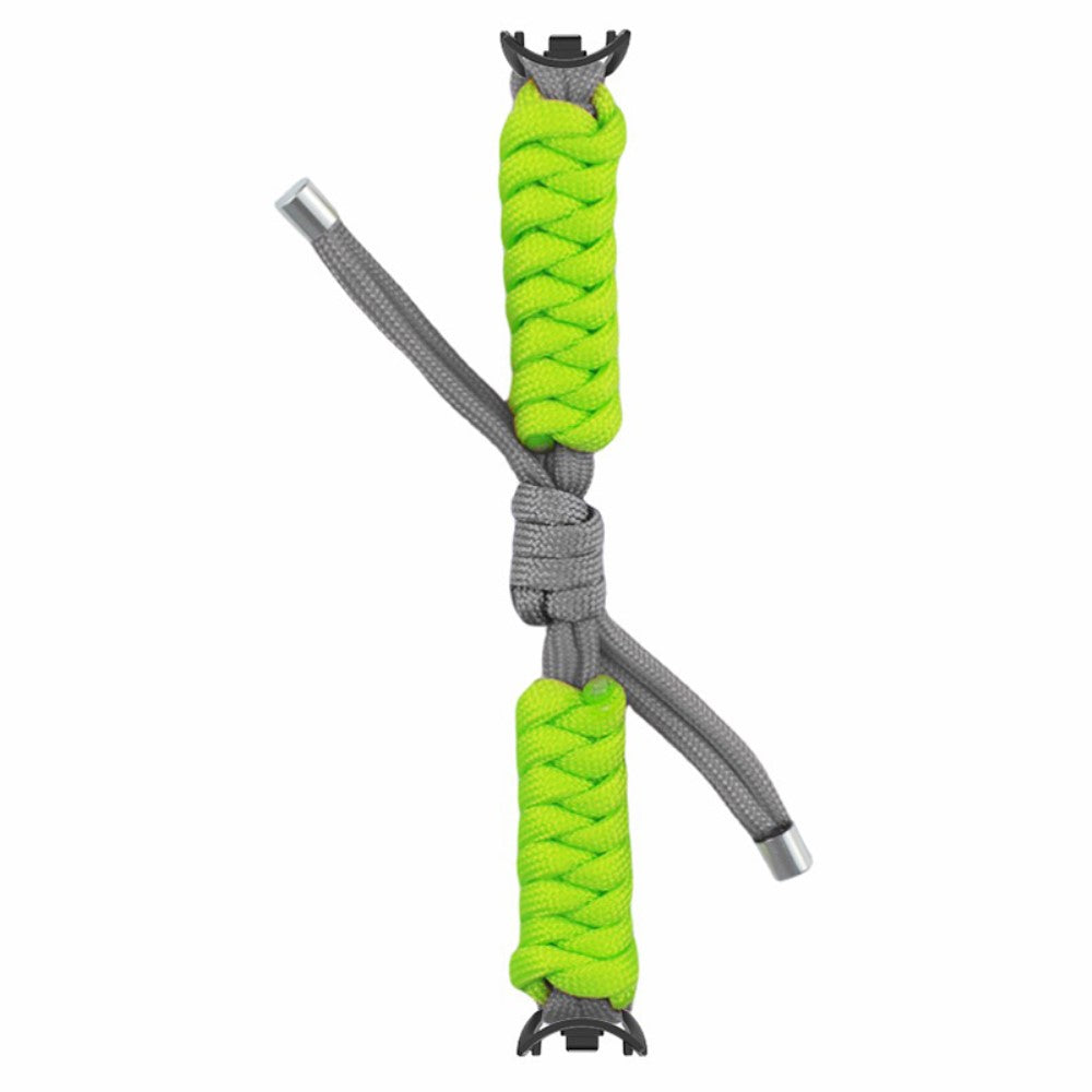 Xiaomi Smart Band 8 / Smart Band 8 NFC Watch Band Contrast Color Braided Rope Bracelet - Grey+Green#serie_7