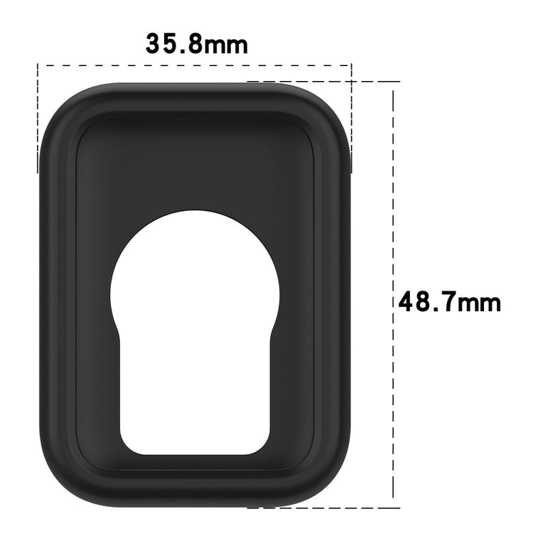 Xiaomi Smart Band 8 Pro Watch Band Silicone scratch-resistant Strap with Case - Black#serie_1