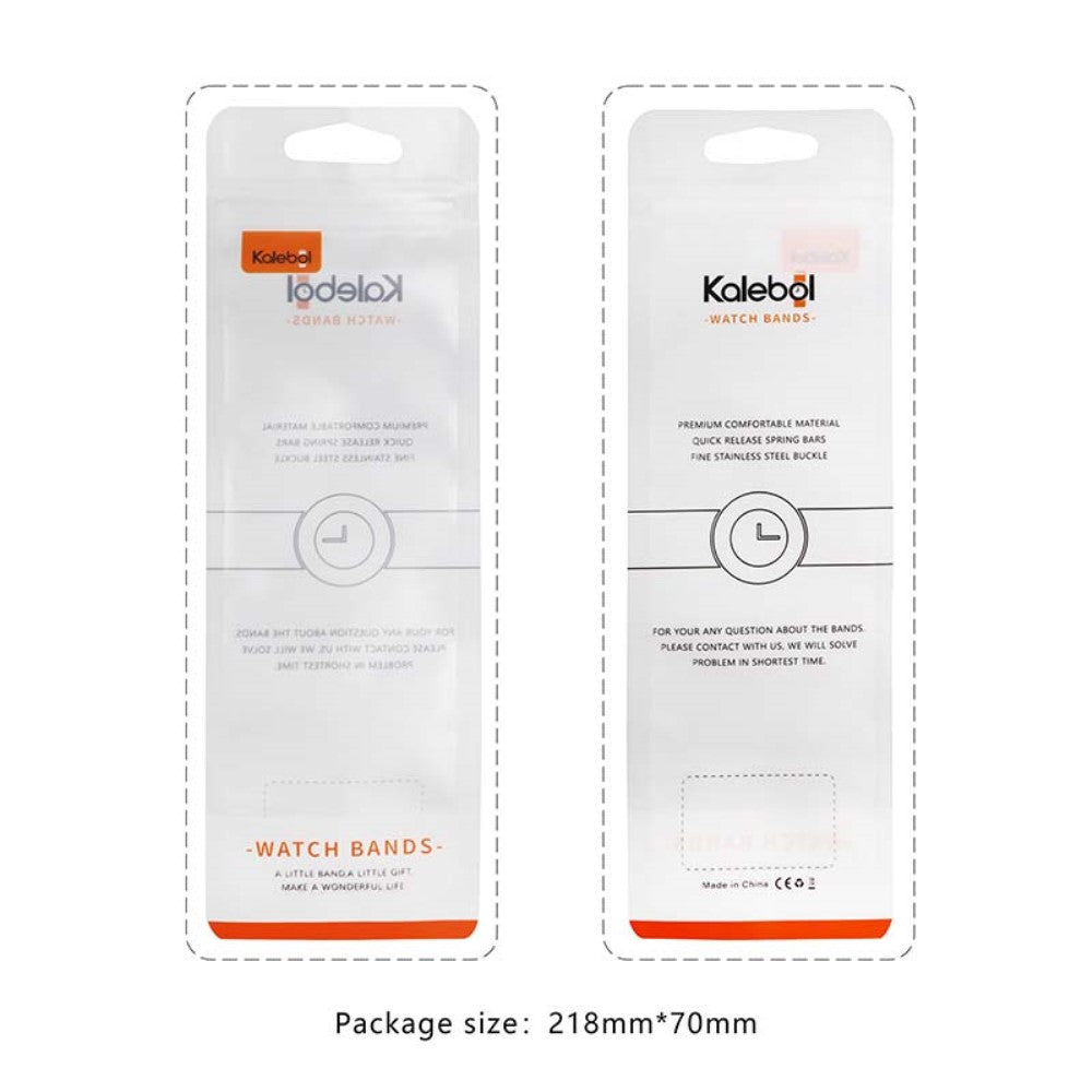 Meget Godt Metal Universal Rem passer til Smartwatch - Pink#serie_1