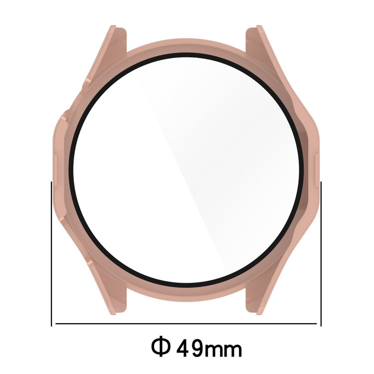 Huawei Watch GT 4 46mm Case Full Protective Hard Bump Resistant Cover with Tempered Glass Screen Protector - Pine Needle Green#serie_4