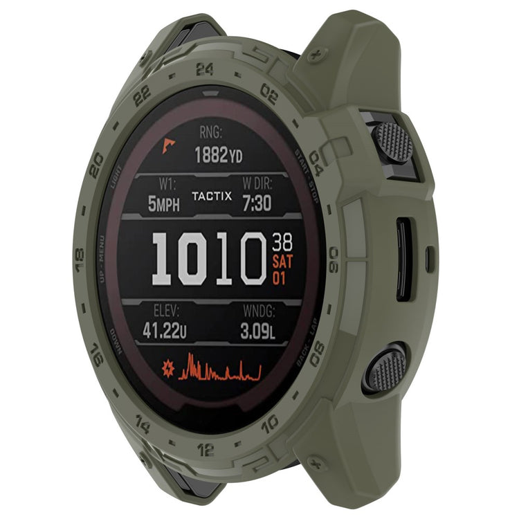 Beskyttende Silikone Bumper passer til Garmin Tactix 7 - Grøn#serie_3