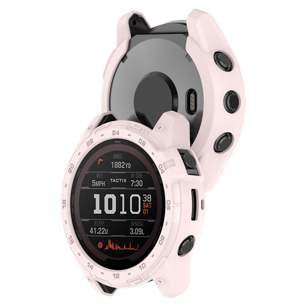 Beskyttende Silikone Bumper passer til Garmin Tactix 7 - Pink#serie_4