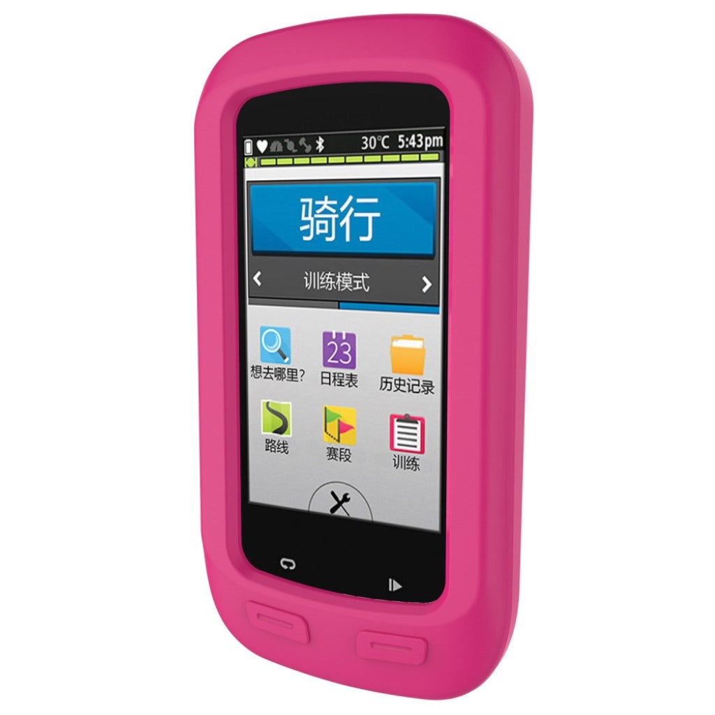 Mega Godt Garmin Edge 1000 Silikone Cover - Pink#serie_6