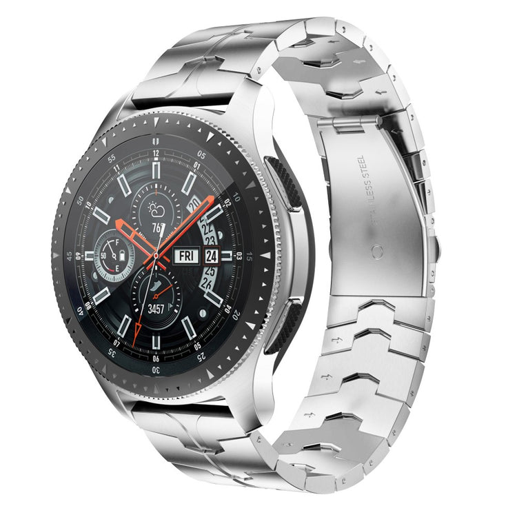 Mega Nydelig Metal Universal Rem passer til Smartwatch - Sølv#serie_1