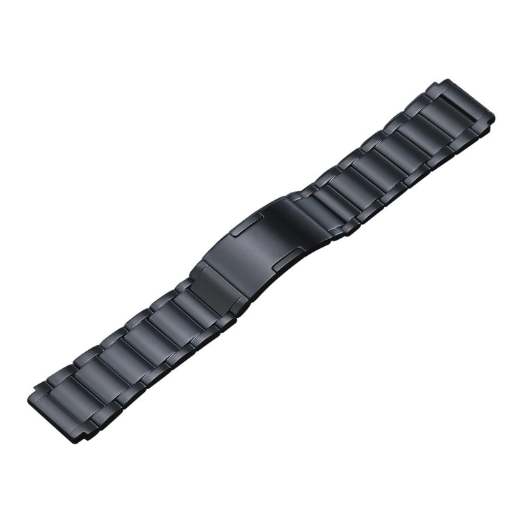 22mm Universal 3 bead titanium steel strap - Black#serie_1