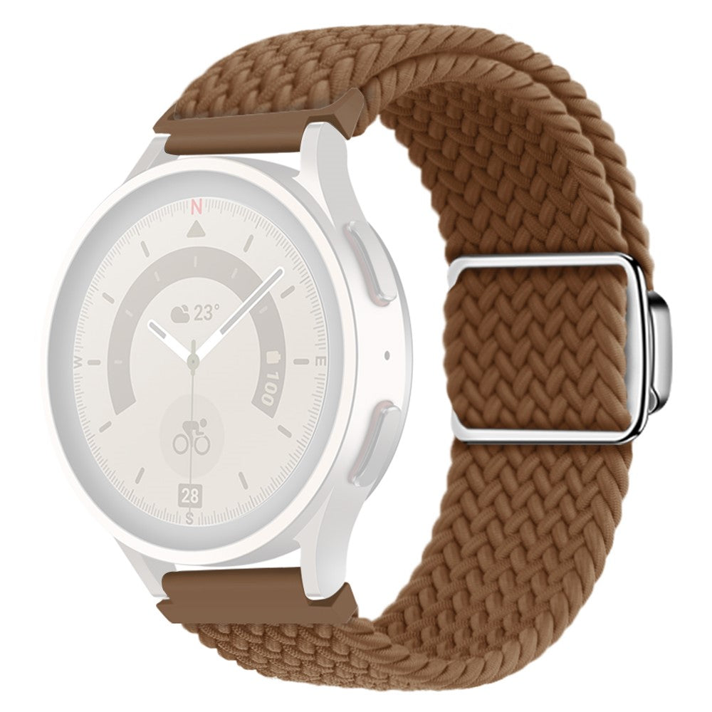 22mm Universal nylon strap with magnetic buckle - Brown#serie_1