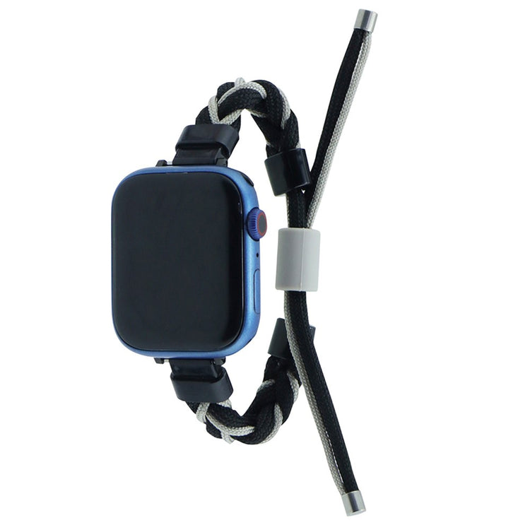 Meget Fed Nylon Universal Rem passer til Apple Smartwatch - Sølv#serie_6