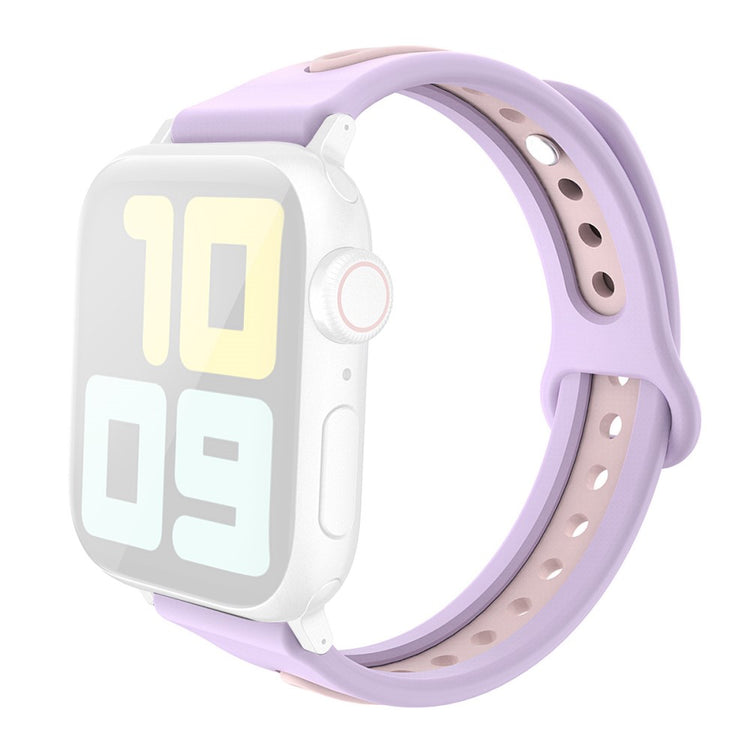 Vildt Fantastisk Silikone Universal Rem passer til Apple Smartwatch - Lilla#serie_4