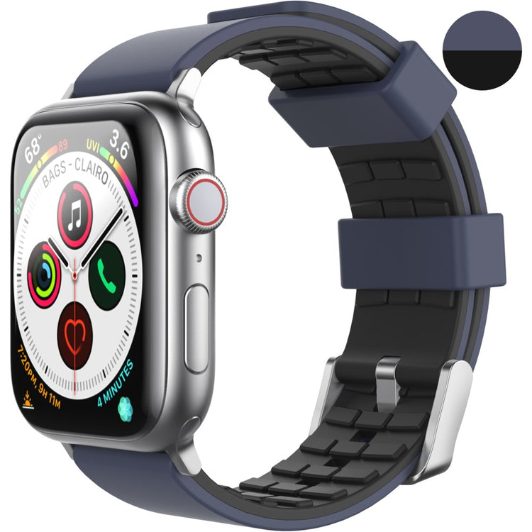 Vildt Godt Silikone Universal Rem passer til Apple Smartwatch - Blå#serie_4
