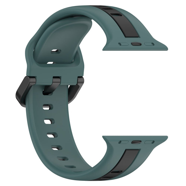 Vildt Elegant Silikone Universal Rem passer til Apple Smartwatch - Grøn#serie_4