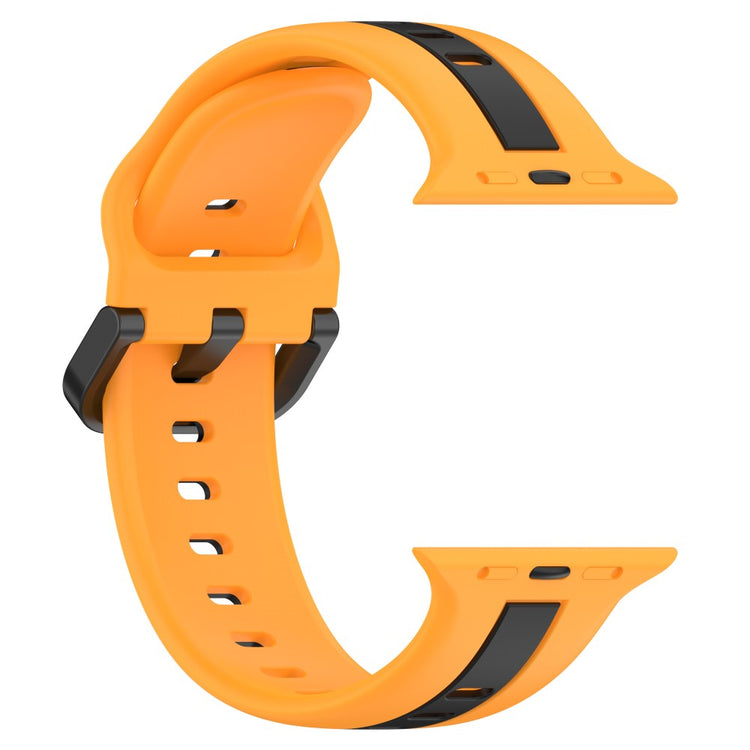 Vildt Elegant Silikone Universal Rem passer til Apple Smartwatch - Gul#serie_8