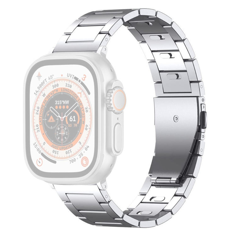 Flot Metal Universal Rem passer til Apple Smartwatch - Sølv#serie_3