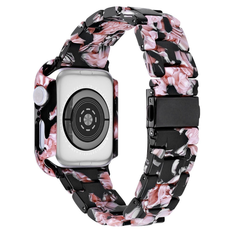 Metal Og Plastik Universal Rem passer til Apple Watch Series 8 (45mm) / Apple Watch Series 7 45mm - Pink#serie_5