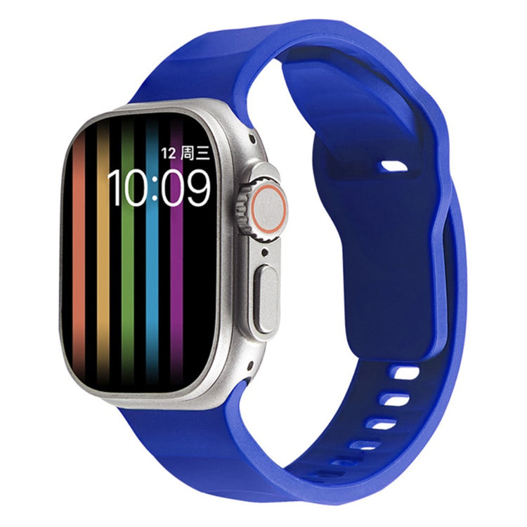 Mega Elegant Silikone Universal Rem passer til Apple Smartwatch - Blå#serie_3