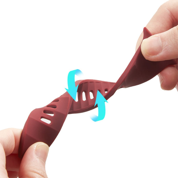 Mega Elegant Silikone Universal Rem passer til Apple Smartwatch - Orange#serie_4