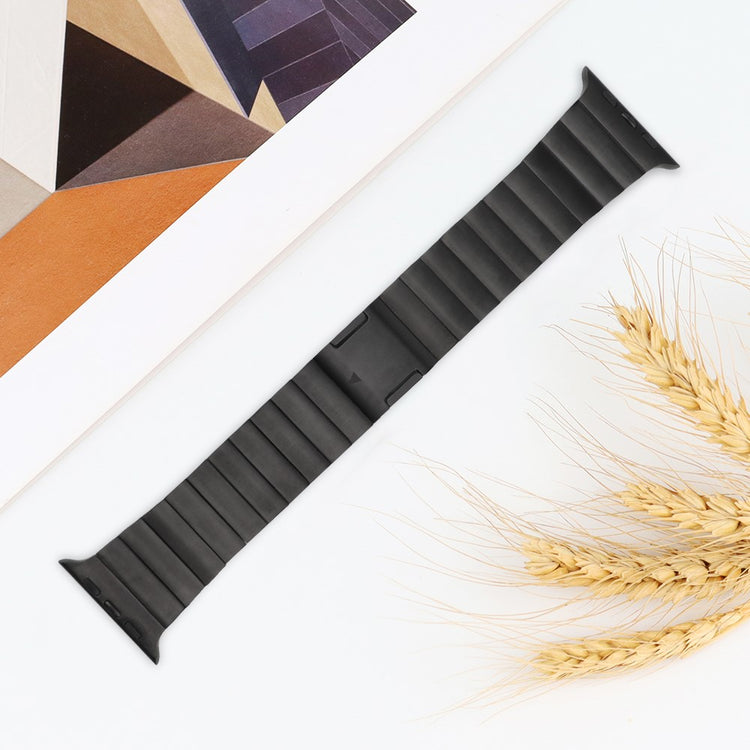 Supercool Metal Universal Rem passer til Apple Smartwatch - Sort#serie_1