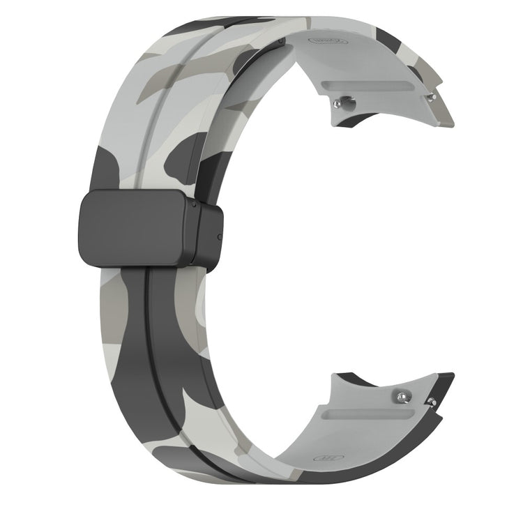 Rigtigt Slidstærk Silikone Universal Rem passer til Samsung Smartwatch - Sølv#serie_6