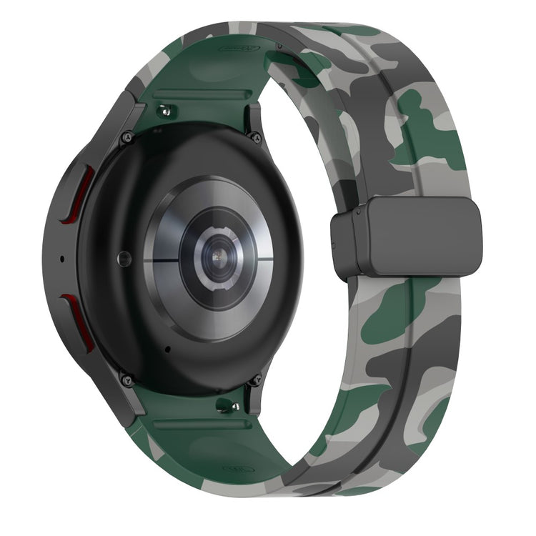 Rigtigt Slidstærk Silikone Universal Rem passer til Samsung Smartwatch - Grøn#serie_8