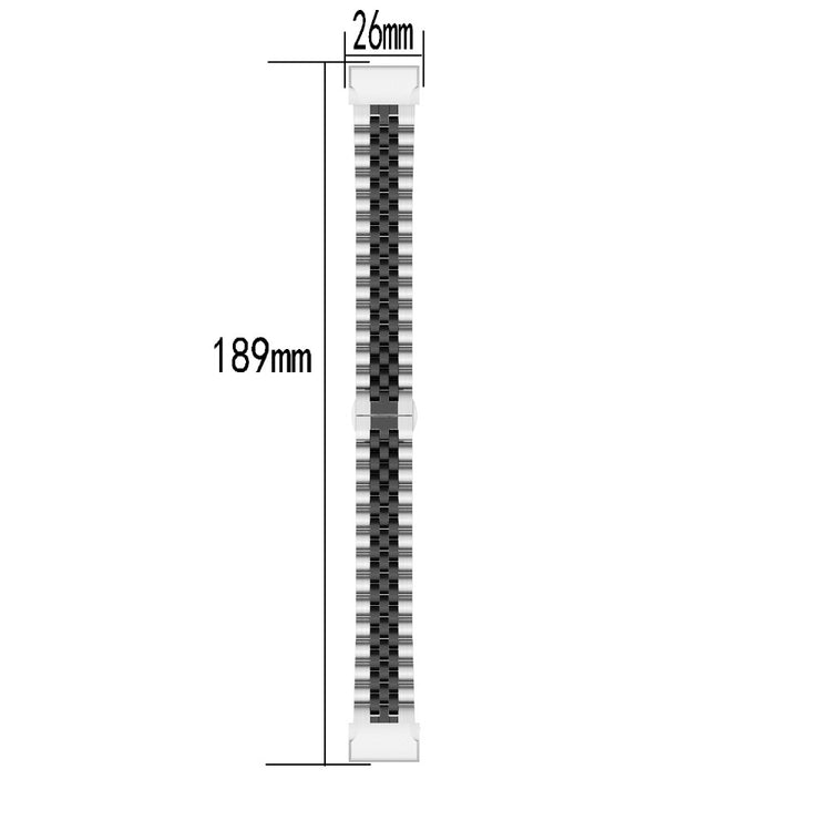 Super Kønt Metal Universal Rem passer til Garmin Smartwatch - Sølv#serie_9
