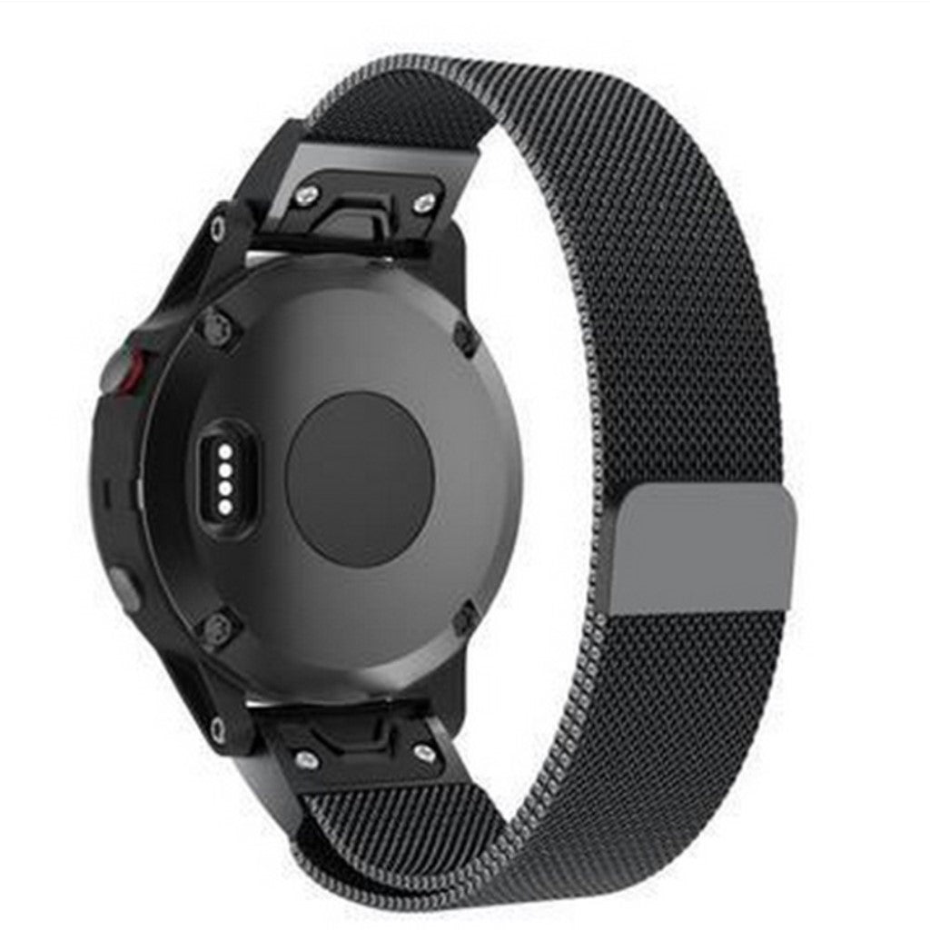 Helt vildt kønt Garmin Fenix 5S Metal Rem - Sort#serie_2
