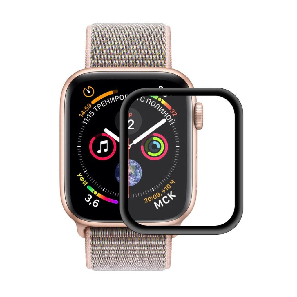 Apple Watch Series 4 40mm / Apple Watch 40mm Hærdet Glas Skærmbeskytter - Gennemsigtig#serie_211