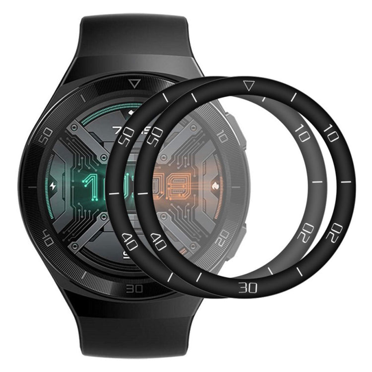 2stk Huawei Watch GT2e 46mm Plastik Skærmbeskytter - Sort#serie_2