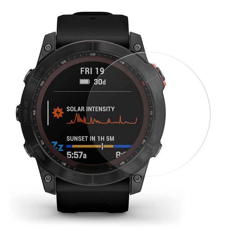 Garmin Fenix 7X Plastik Skærmbeskytter - Gennemsigtig#serie_215