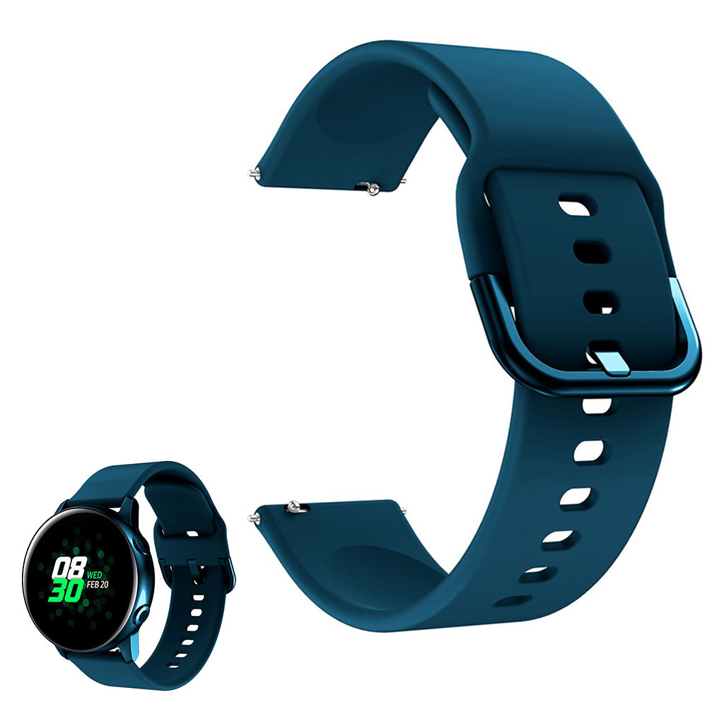 Universal smooth silicone watch band - Green#serie_9