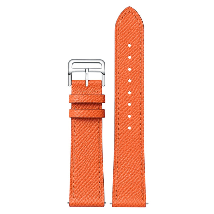 Rigtigt flot Universal Ægte læder Urrem - Orange#serie_2