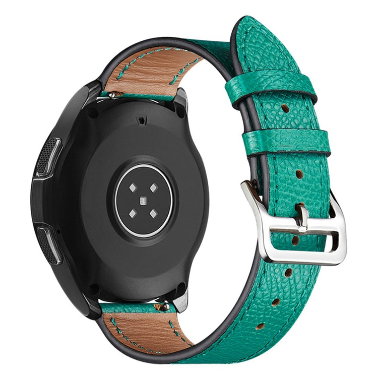 20mm Universal genuine leather watch strap - Green#serie_8