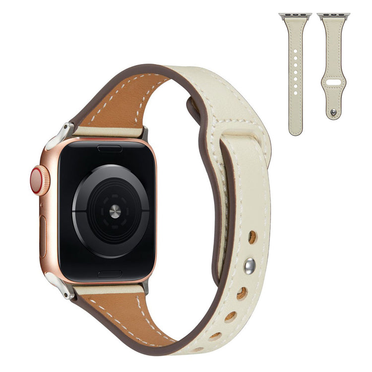 Meget godt Universal Apple Ægte læder Rem - Brun#serie_4