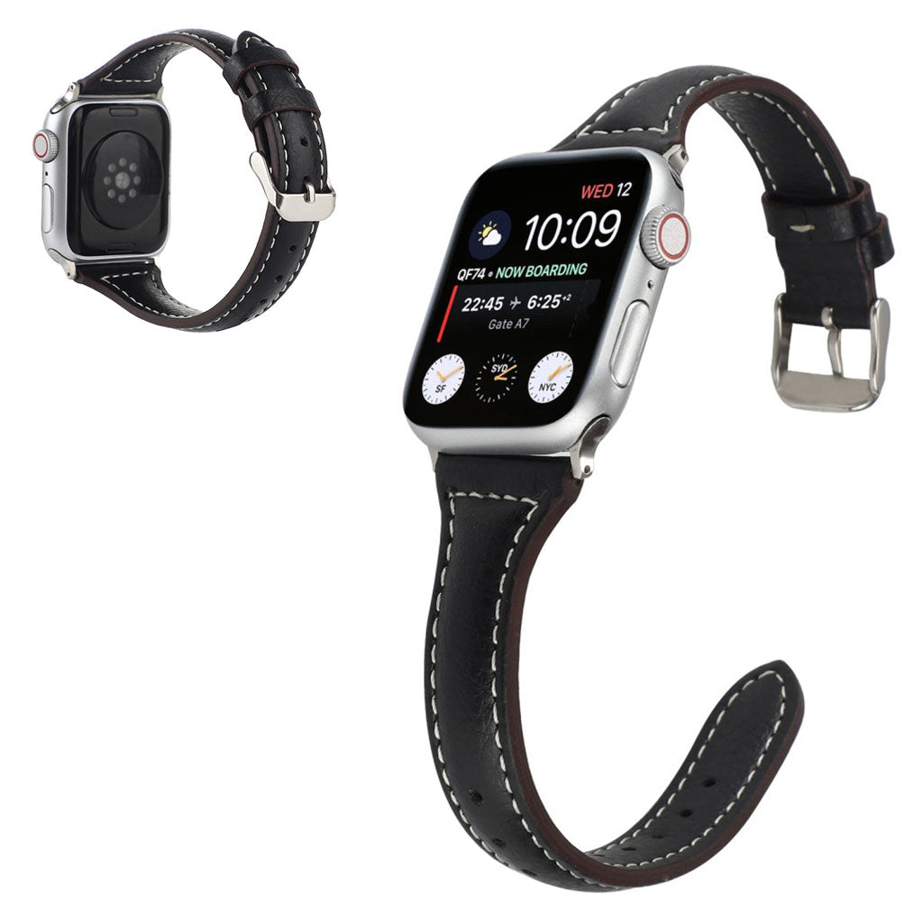 Mega nydelig Universal Apple Kunstlæder Rem - Sort#serie_3