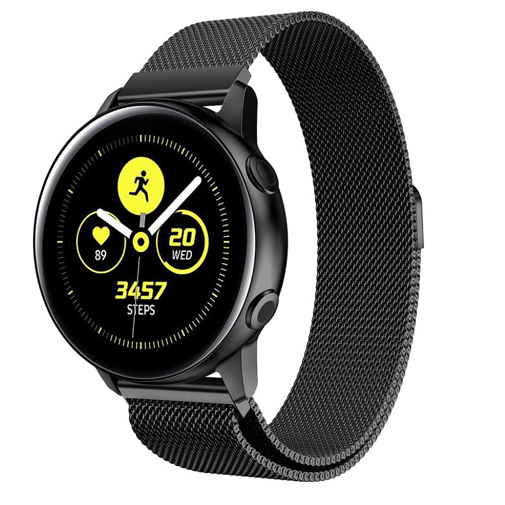 Helt vildt elegant Samsung Galaxy Watch Active Metal Rem - Sort#serie_1