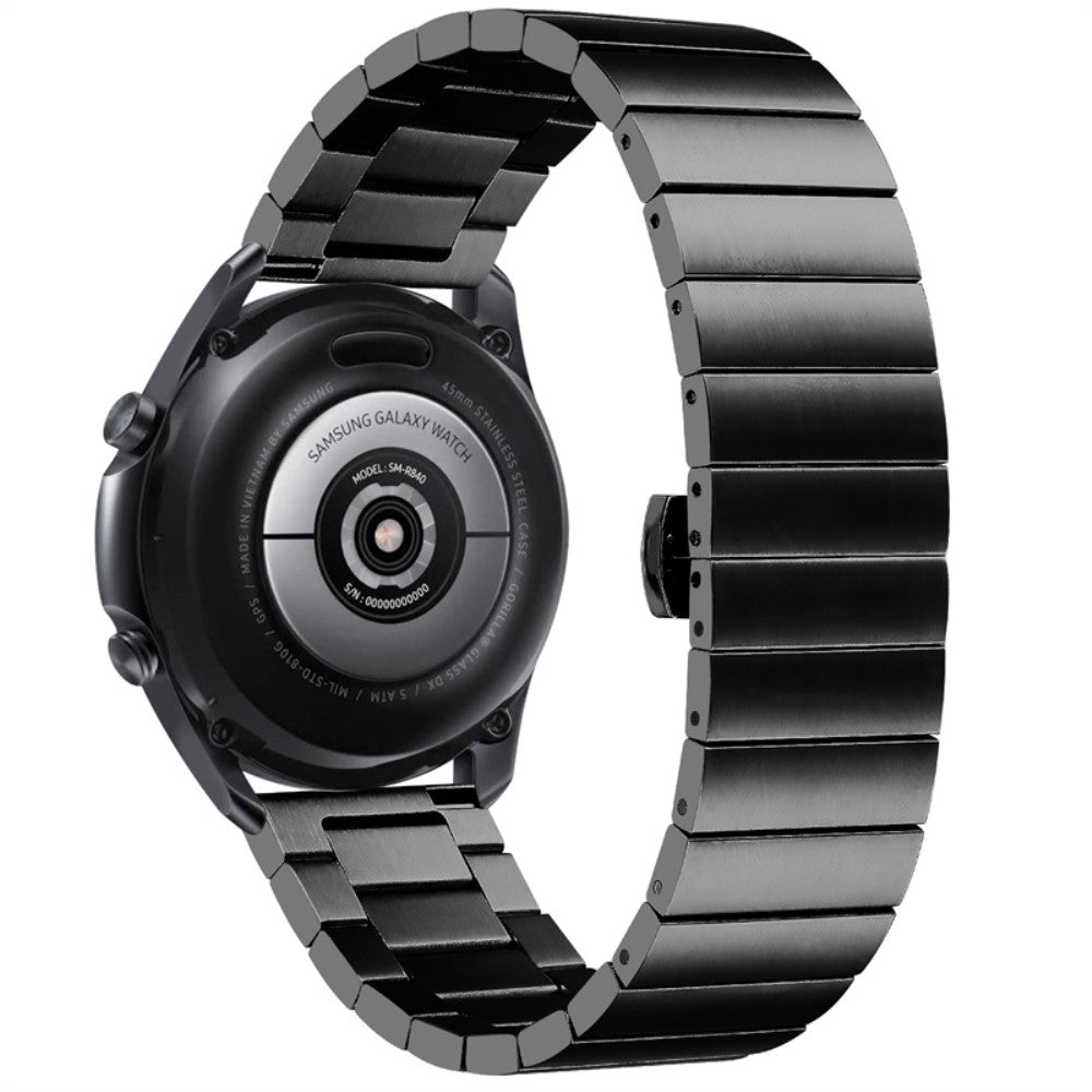 Vildt slidstærk Universal Samsung Metal Rem - Sort#serie_1