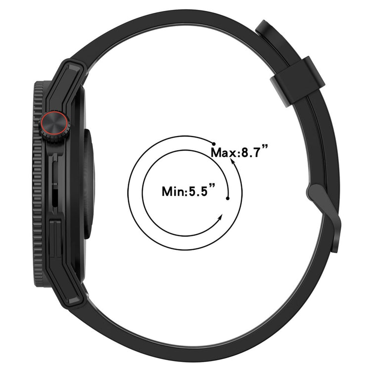 Rigtigt Skøn Silikone Universal Rem passer til Smartwatch - Rød#serie_6