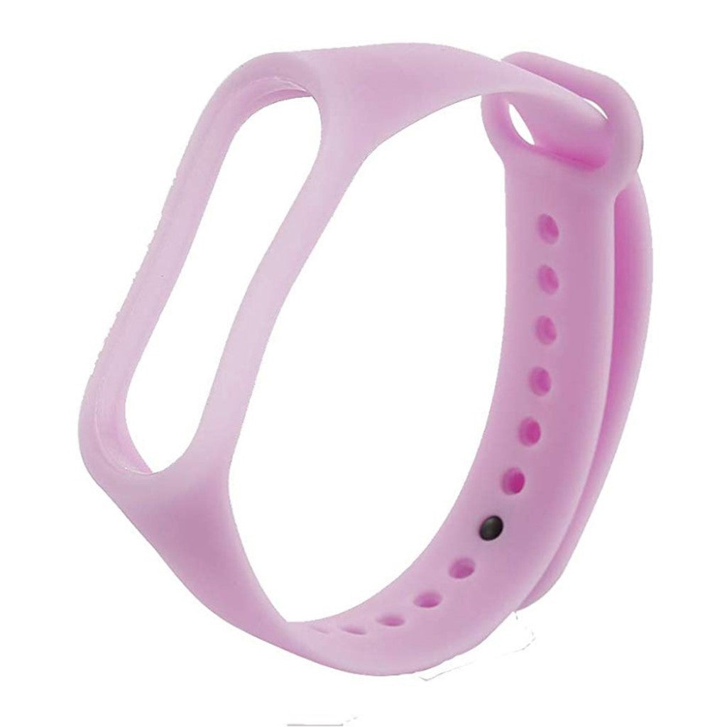 Fed Xiaomi Mi Band 3 / Xiaomi Mi Smart Band 4 Silikone Rem - Lilla#serie_6