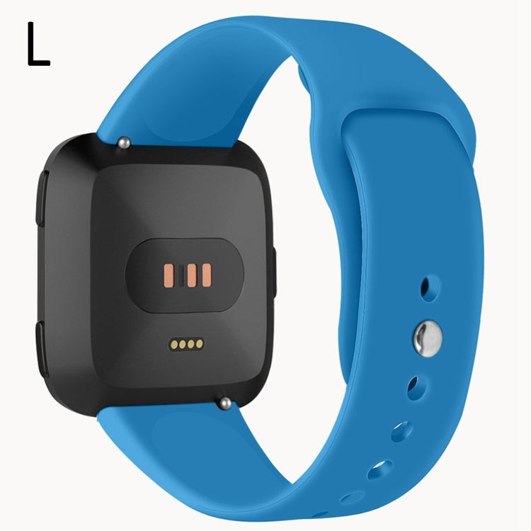 Helt vildt sejt Fitbit Versa Lite Silikone Rem - Blå#serie_12