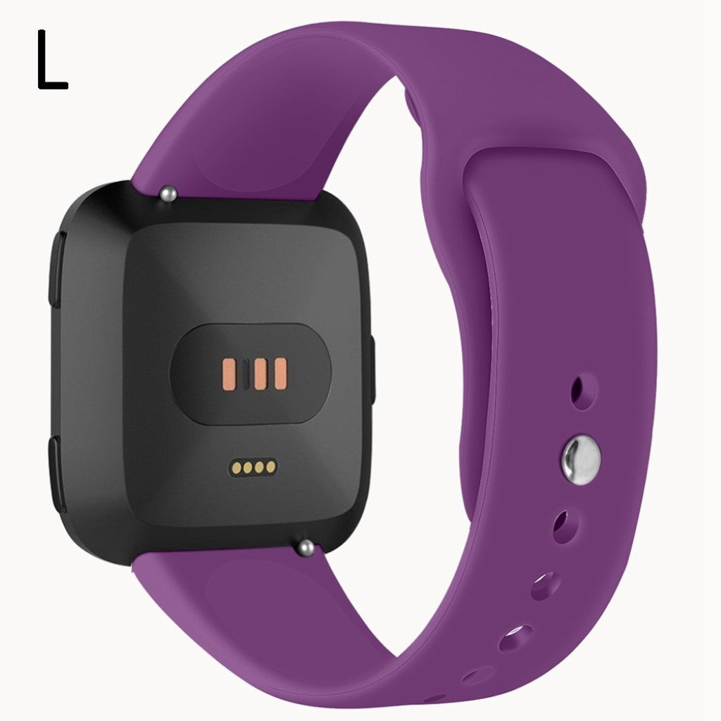 Helt vildt sejt Fitbit Versa Lite Silikone Rem - Lilla#serie_15
