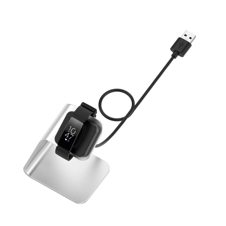 Metal Fitbit Ace 2 / Fitbit Inspire Ladestation - Sølv#serie_1