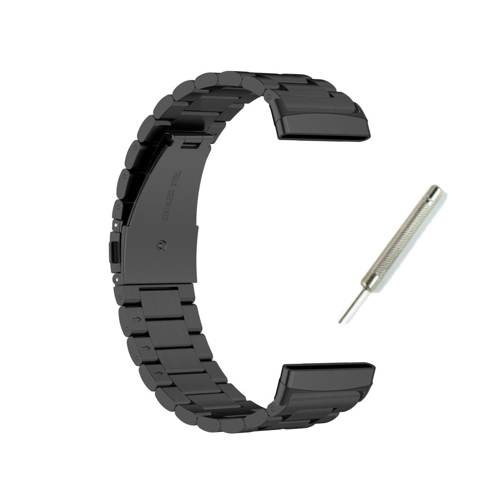 Mega cool Universal Fitbit Metal Rem - Sort#serie_043