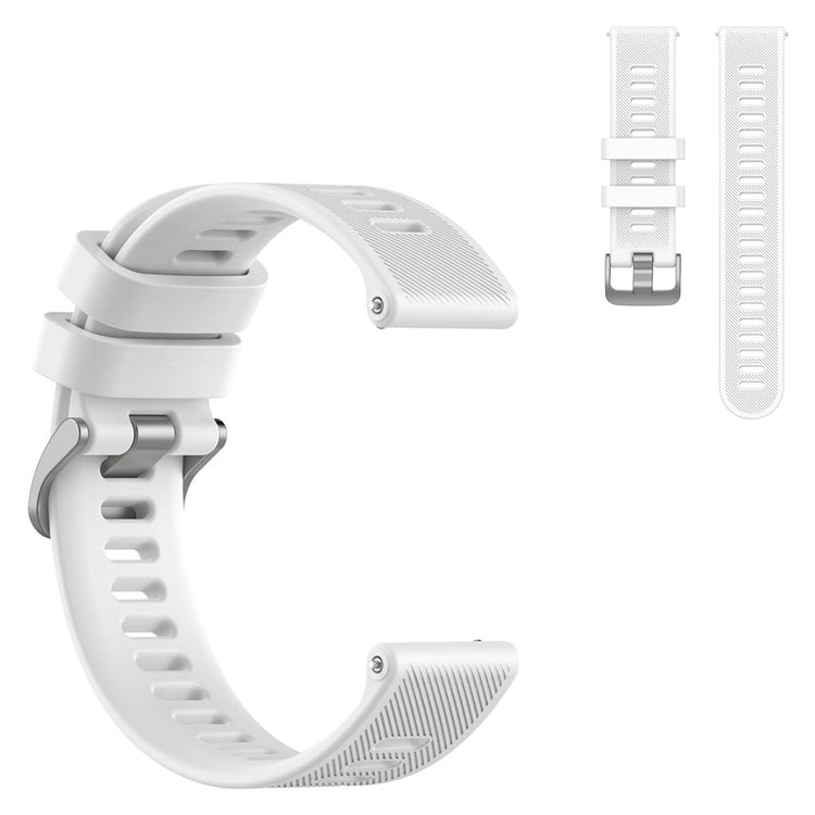 Garmin Forerunner 158 / Garmin Forerunner 55 Silikone Rem - Hvid#serie_2