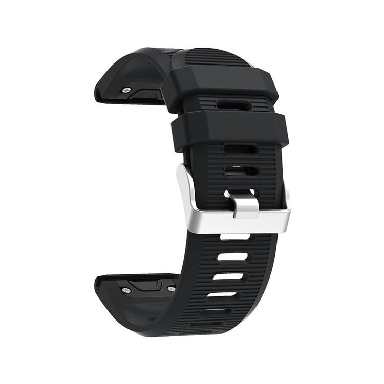 Tidsløst Garmin Fenix 5X Plus Silikone Rem - Rød#serie_5