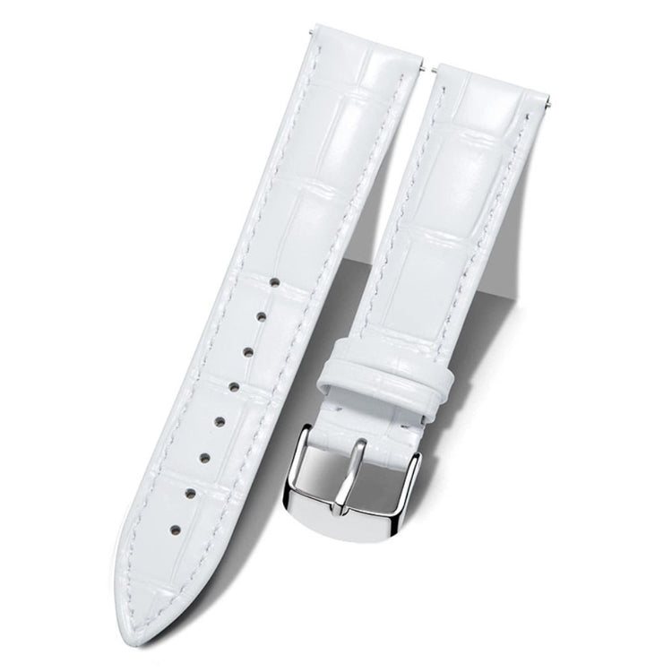Garmin Vivoactive 3 / Garmin Vivoactive 3 Music Ægte læder Rem - Hvid#serie_1
