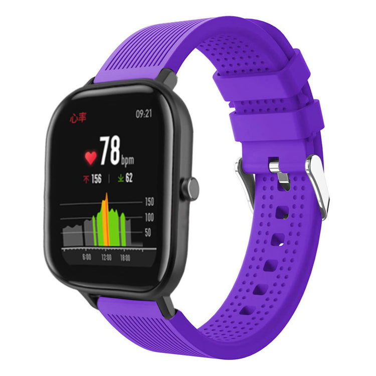 Super cool Amazfit Bip Lite Silikone Rem - Lilla#serie_11