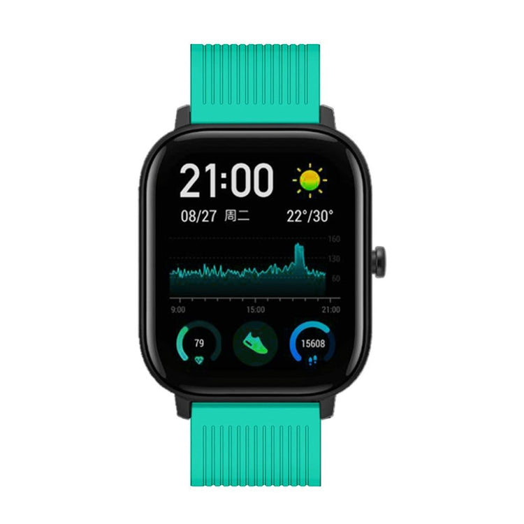 Super cool Amazfit Bip Lite Silikone Rem - Grøn#serie_7