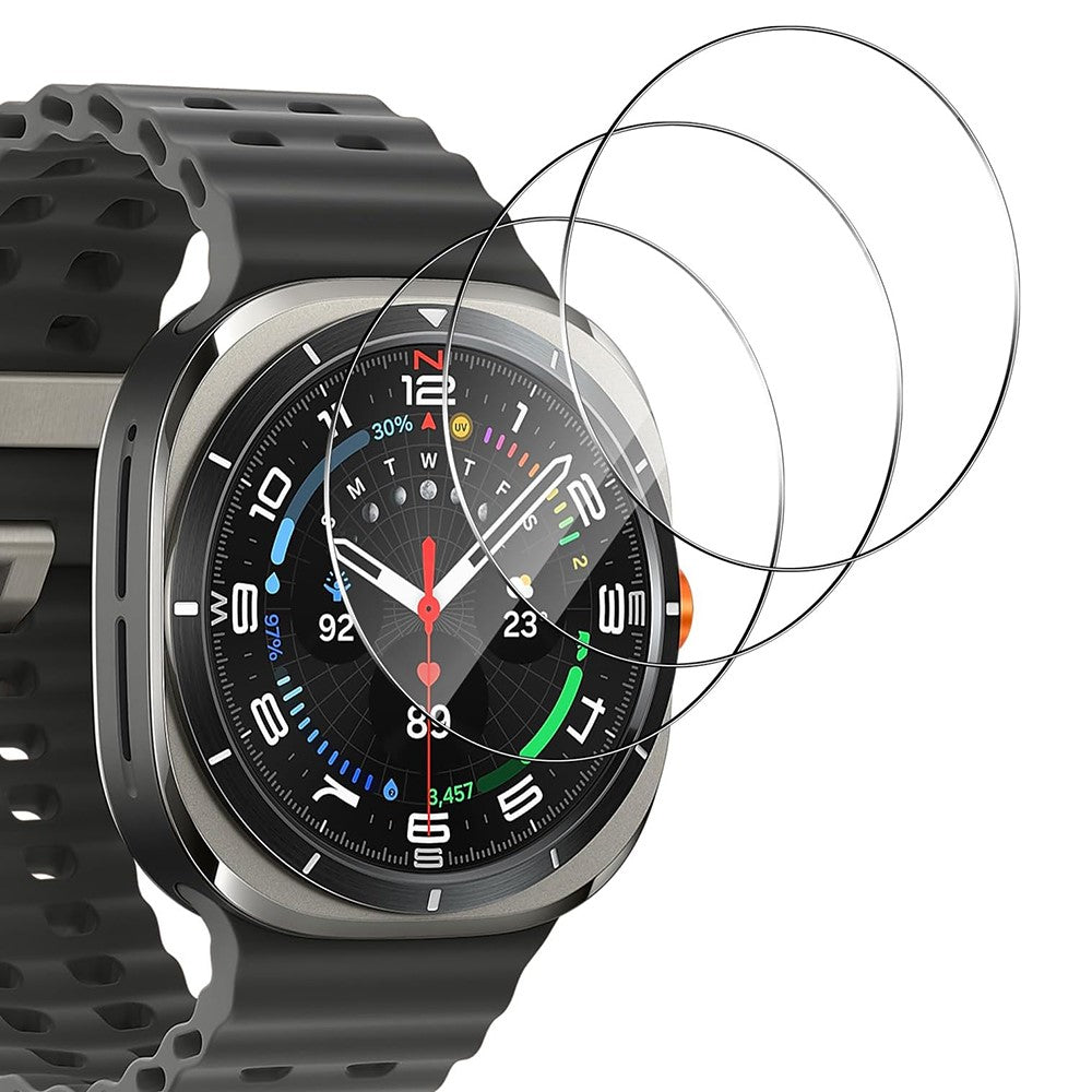 3-pack Samsung Galaxy Watch Ultra 47mm Tempered Glass Screen Protector Scratch Resistant Watch Film#serie_1